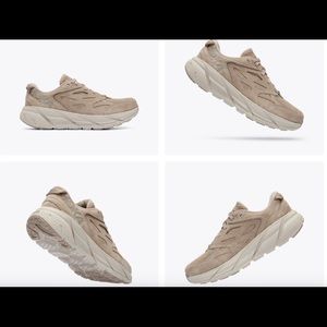 NEW without box Clifton L Suede Simply Taupe/Pumice Stone Hokas Size 10.5 Mens